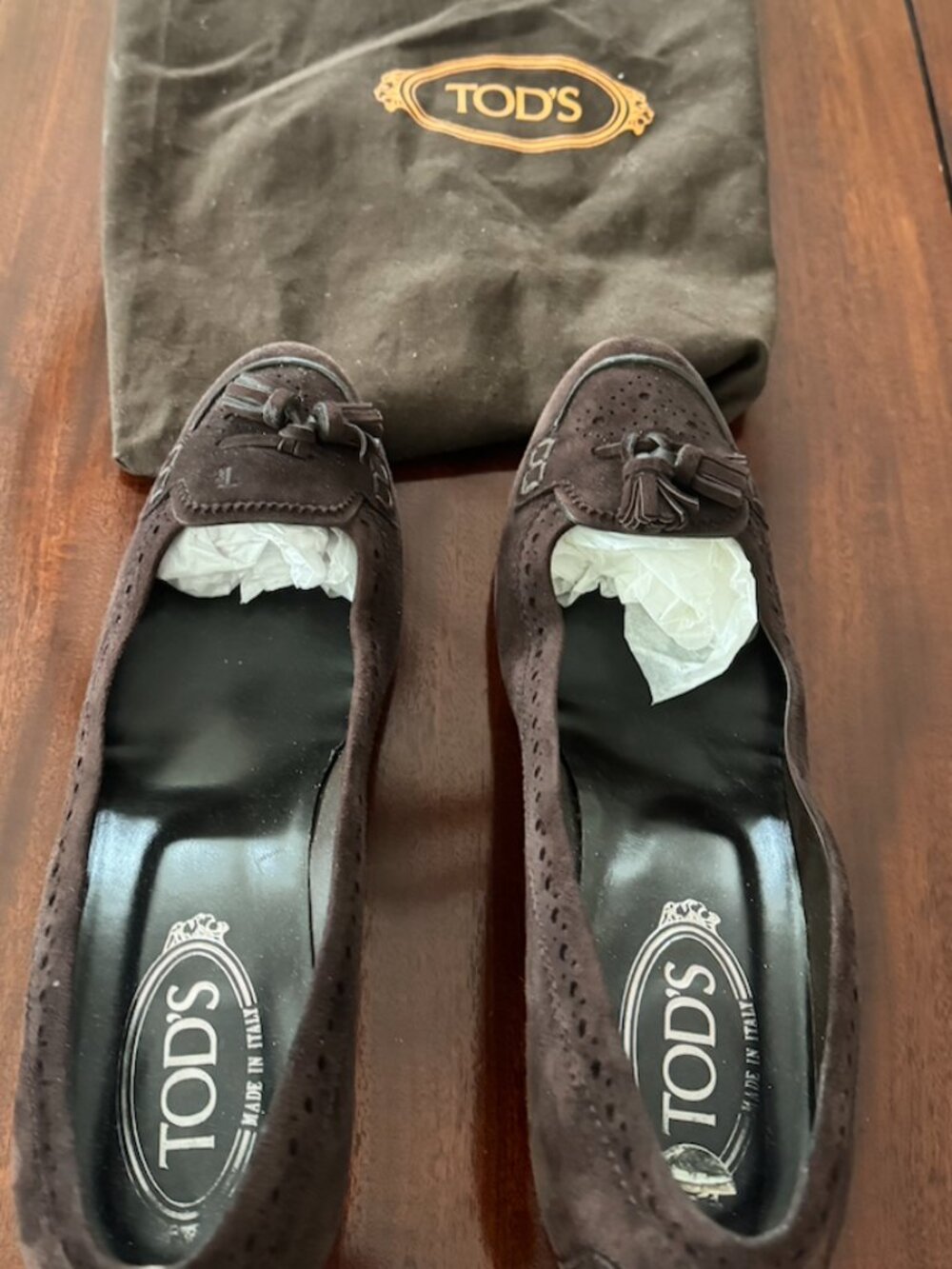 Tom's Suede Heels